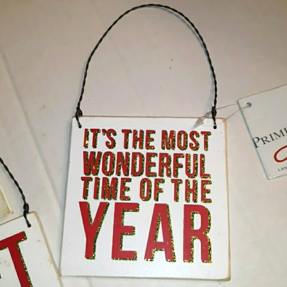 NWT Lot of 3 Primitives By Kathy wood Ornaments - Picture 4 of 15